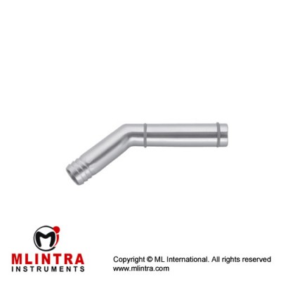 Coupling Piece Stainless Steel, 12 cm - 4 3/4"